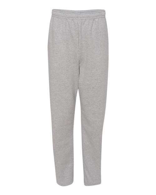 Unisex NuBlend® Open-Bottom Sweatpants with Pockets — Athletic Heather
