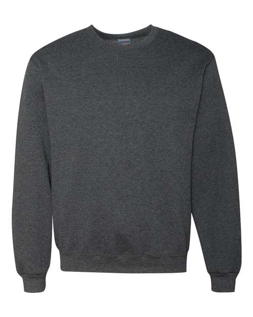 Unisex Super Sweats NuBlend® Crewneck Sweatshirt — Black Heather
