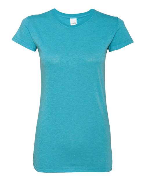 Women’s Glitter T-Shirt — Maui Blue/ Silver