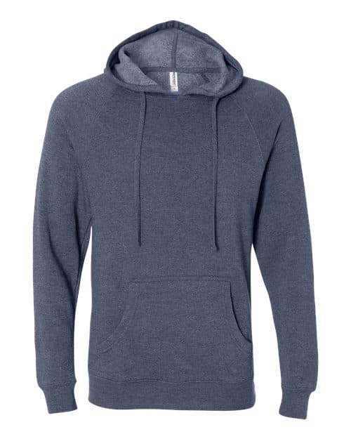 Unisex Special Blend Raglan Hooded Sweatshirt — Midnight Navy