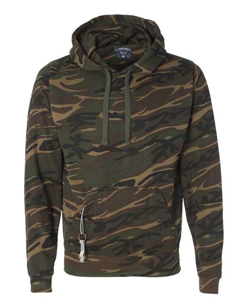 Men's Polyester Tailgate Hooded Sweatshirt — Camo