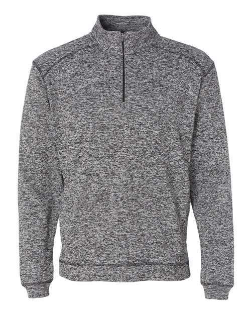 Men's Cosmic Fleece Quarter-Zip Sweatshirt — Charcoal Fleck
