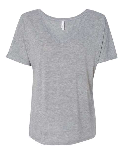 Women’s Slouchy V-Neck Tee — Athletic Heather