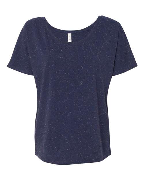 Women’s Slouchy Tee — Navy Speckled
