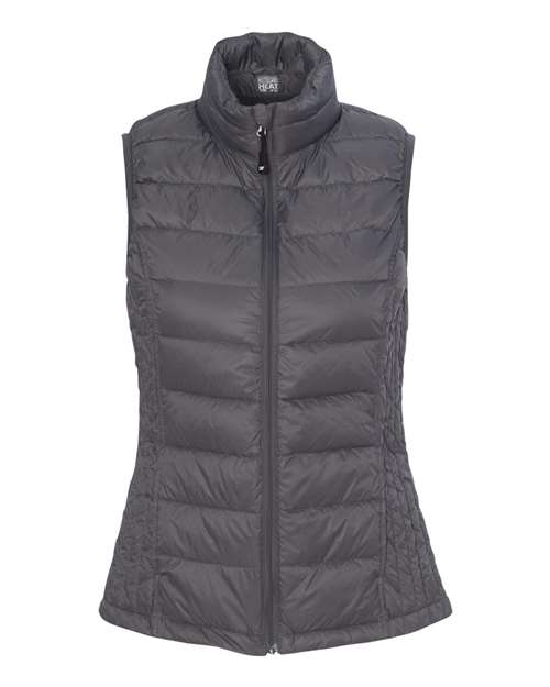 Women's 32 Degrees Packable Down Vest — Dark Pewter