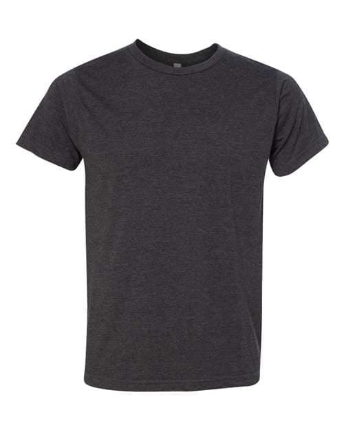 Unisex USA-Made 50/50 Fine Jersey T-Shirt — Heather Charcoal