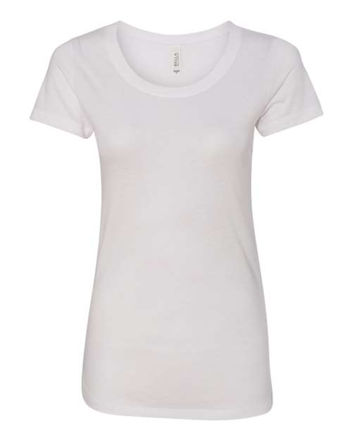 Women's Triblend Tee — Solid White Triblend