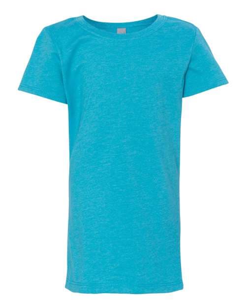 Girls’ CVC Princess T-Shirt — Bondi Blue