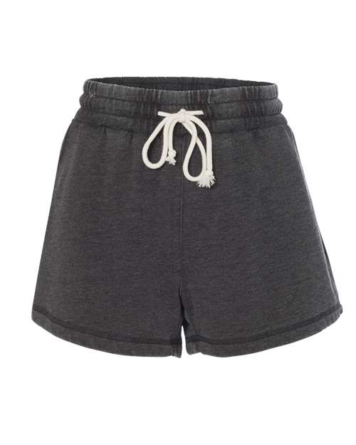 Women’s Enzyme-Washed Rally Shorts — Charcoal