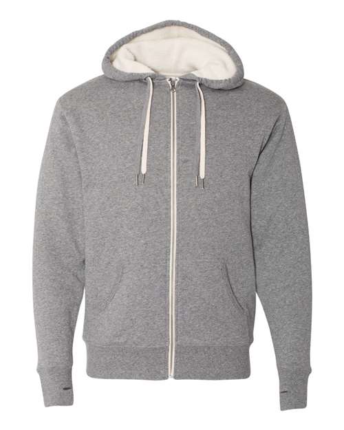 Unisex Sherpa-Lined Hooded Sweatshirt