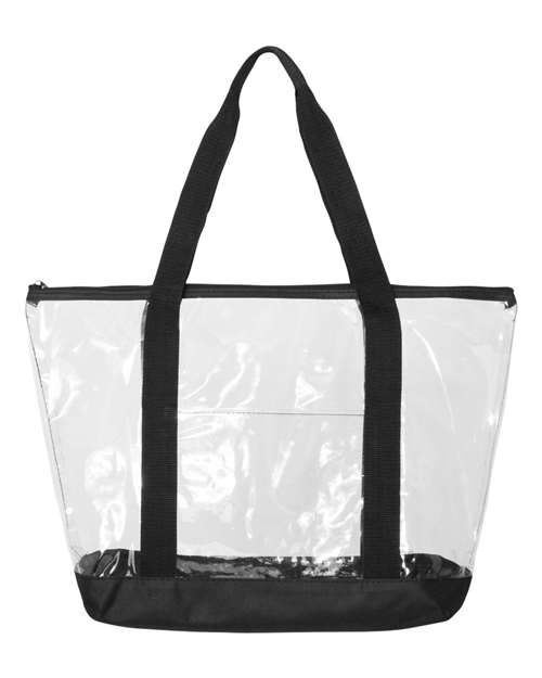 Clear Boat Tote — Black