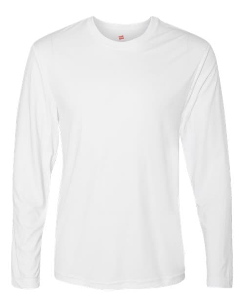 Unisex Cool DRI® Long Sleeve Performance T-Shirt — White