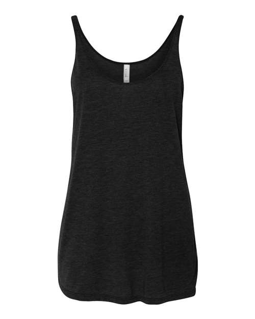 Women's Slouchy Tank — Black Heather