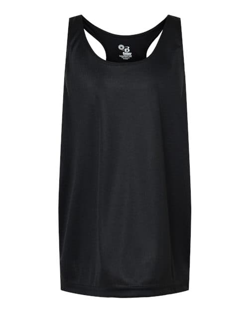 Girls’ B-Core Racerback Tank Top — Black