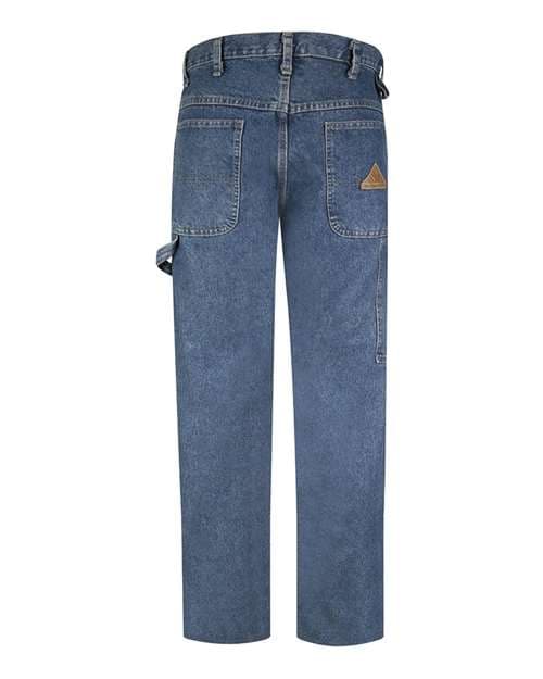 Men's Flame Resistant Pre-Washed Denim Dungaree — Stone Wash- 37UI