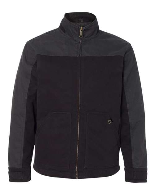 Men's Tall Horizon Two-Tone Boulder Cloth™ Canvas Jacket — Black/ Charcoal