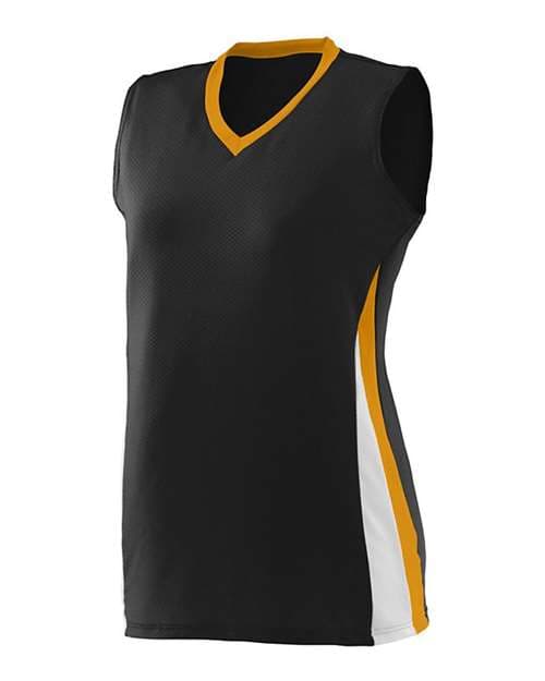 Girls' Tornado Jersey — Black/ Gold/ White