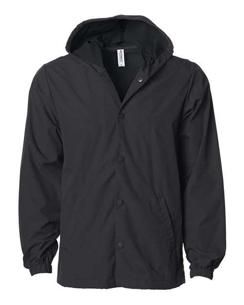 Men's Water-Resistant Hooded Windbreaker