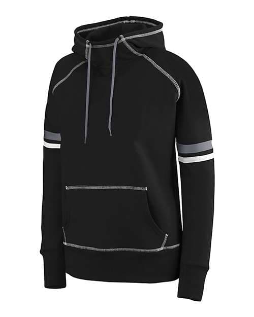 Women's Spry Hooded Sweatshirt — Black/ White/ Carbon