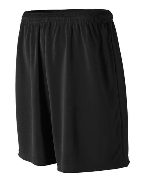Men's Wicking Mesh Athletic Shorts — Black