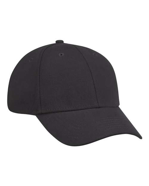 Polyester Ball Cap — Black
