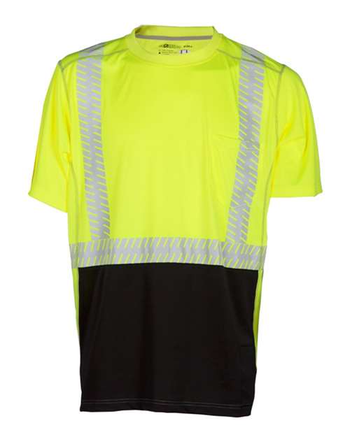 Unisex Premium Brilliant Series® High Performance Class 2 T-Shirt — Lime
