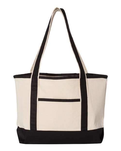 20L Small Deluxe Tote — Natural/ Black