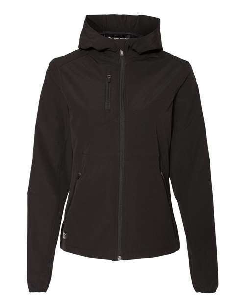 Women's Ascent Soft Shell Hooded Jacket — Black