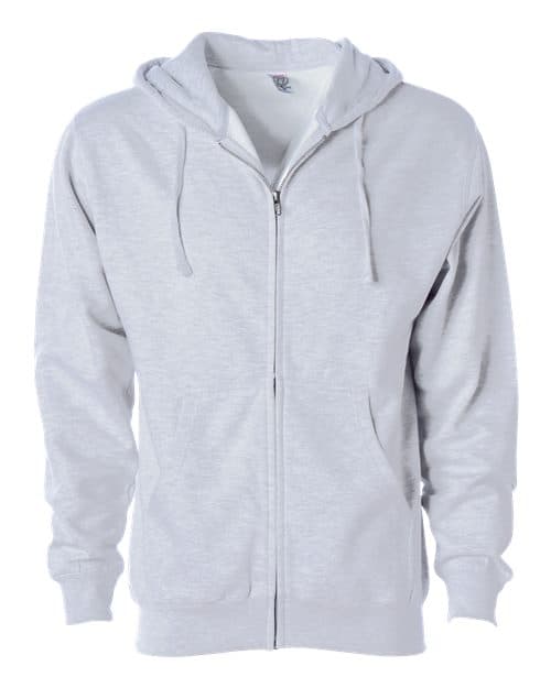 Unisex Midweight Full-Zip Hooded Sweatshirt