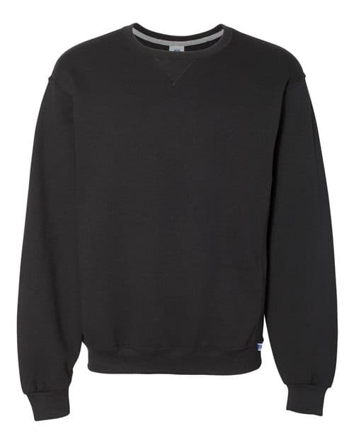 Unisex Dri Power® Crewneck Sweatshirt — Black