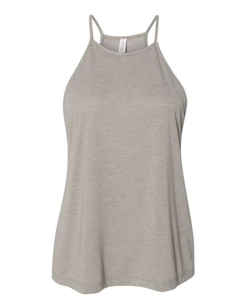 Women's Flowy High-Neck Tank — Heather Stone