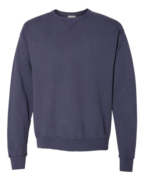 Unisex Garment-Dyed Crewneck Sweatshirt — Anchor Slate