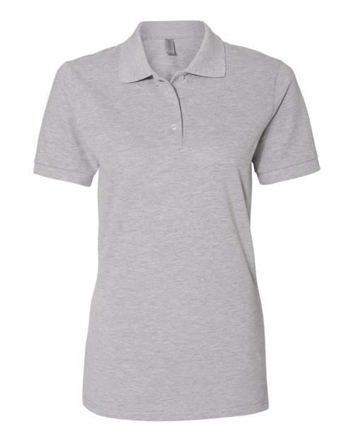 Women's 100% Ring-Spun Cotton Piqué Polo — Athletic Heather