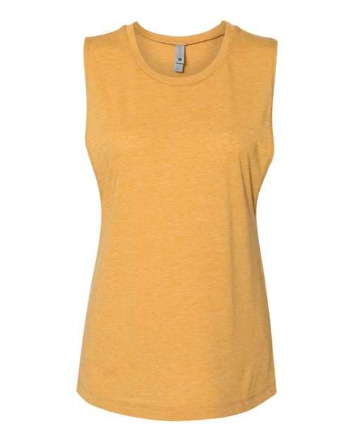 Women’s Festival Muscle Tank — Antique Gold