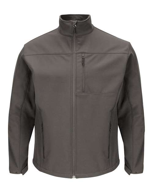 Men's Deluxe Soft Shell Jacket — Charcoal