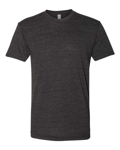 Unisex USA-Made Triblend Track Tee — Tri-Black