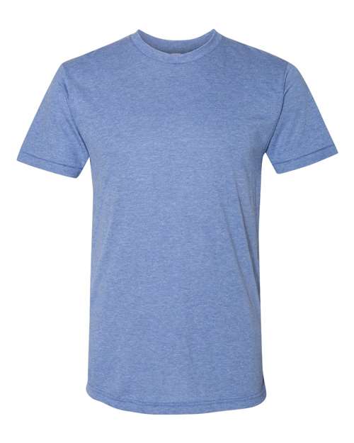Unisex Triblend Track Tee — Athletic Blue