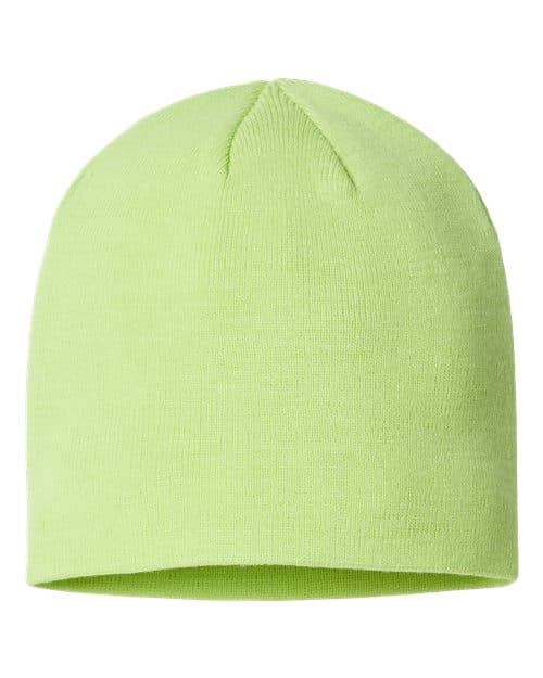 Sustainable Beanie — Acid Green