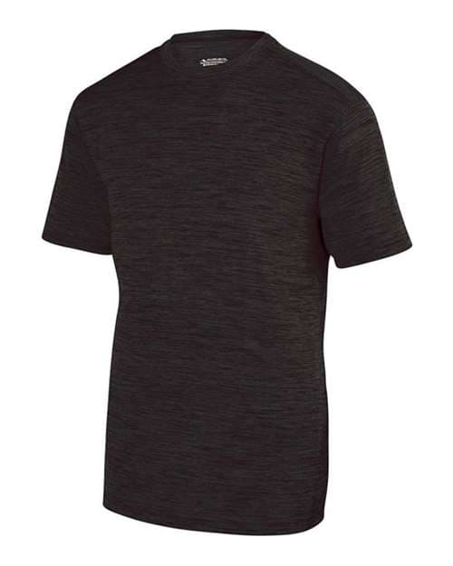 Unisex Shadow Tonal Heather Training T-Shirt — Black