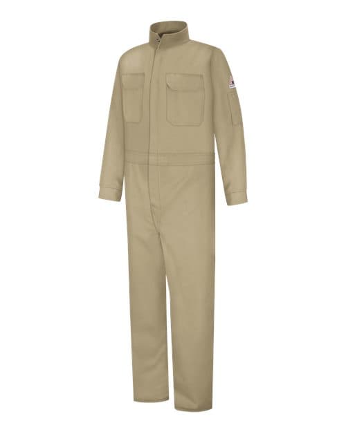 Women's Premium Coverall with CSA Compliant Reflective Trim — Khaki