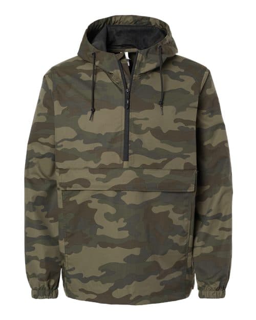 Men's Nylon Anorak — Forest Camo