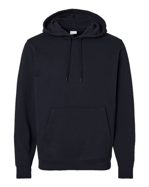 Unisex 60/40 Fleece Hooded Sweatshirt — Black