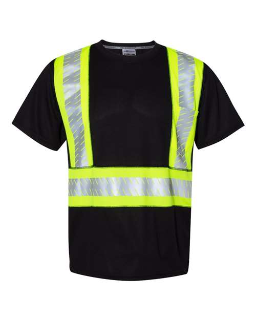 Unisex EV Series® Enhanced Visibility Contrast Pocket T-Shirt