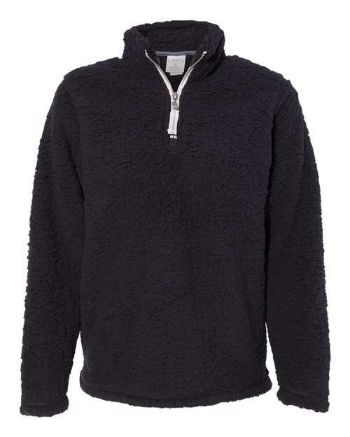 Women’s Epic Sherpa Quarter-Zip Pullover — Black