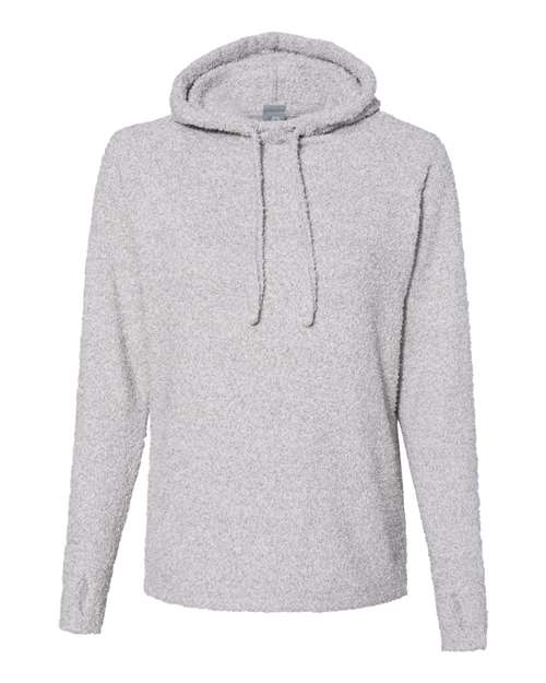 Women’s Teddy Fleece Hooded Sweatshirt — Smoke Heather