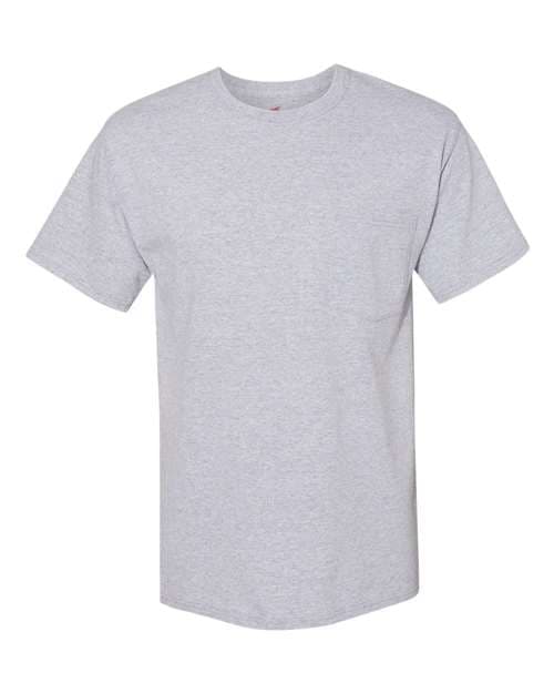 Unisex Workwear Pocket T-Shirt — Light Steel