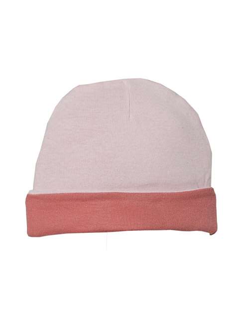 Infant Baby Rib Beanie — Ballerina/ Mauvelous