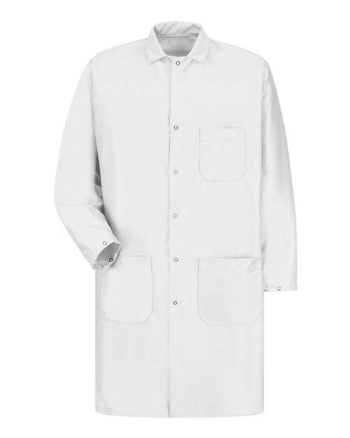 Men's ESD/Anti-Stat Teach Coat — White