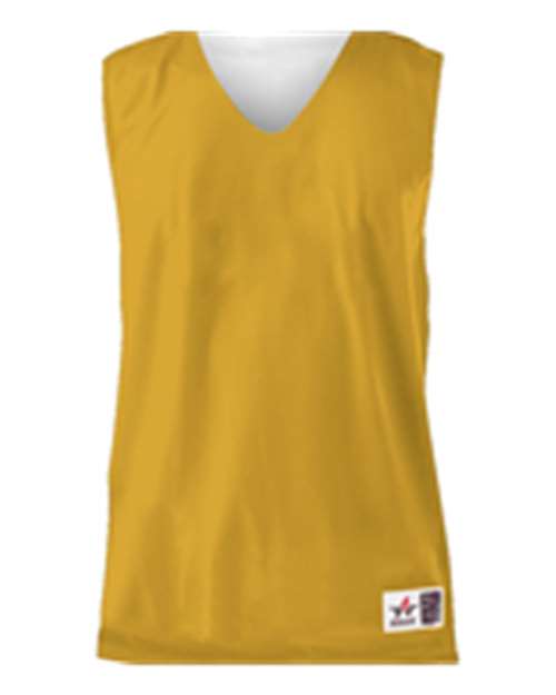 Men's Reversible Mesh Tank — Gold/ White