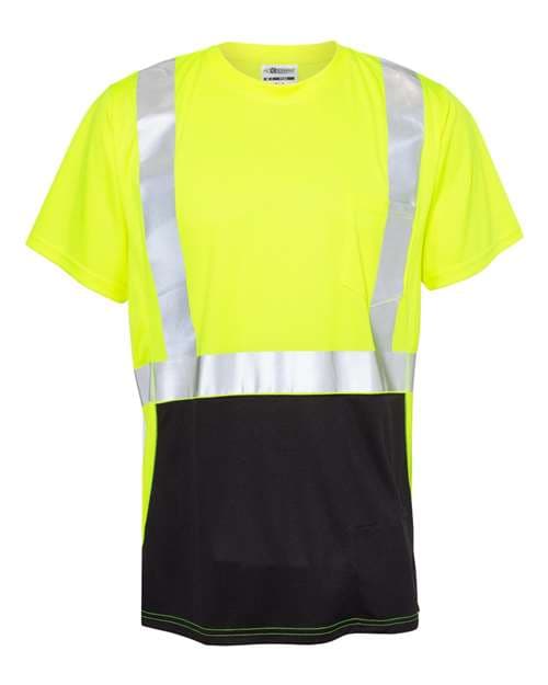 Unisex Black Bottom Class 2 T-Shirt — Lime